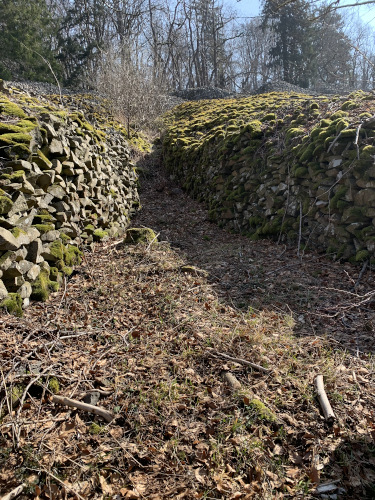 Eine Hauergasse der Steinschläger